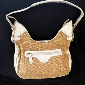 Stylish Tan and White Women's Bag